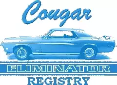 Mercury Cougar Eliminator Logo